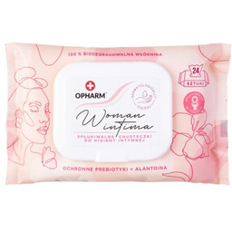 OPHARM Chusteczki nawilżane do higieny intymnej Woman Intima,