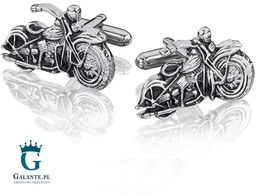 Spinki do mankietów Motocykl Harley KC-37