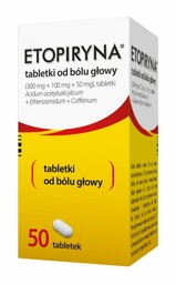 ETOPIRYNA tabletki od bólu głowy 50 sztuk