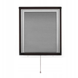 Moskitiera rolowana okienna 4w1 do samodzielnego złożenia 70x130cm