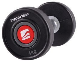 Insportline Hantla gumowana Profi 4 kg