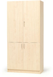 Szafa THEO, 4 drzwi, 2100x1000x320 mm, brzoza