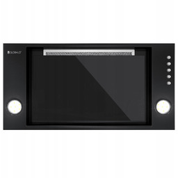 Okap przyścienny Globalo Desolero 60.3 Black Czarny Skośny