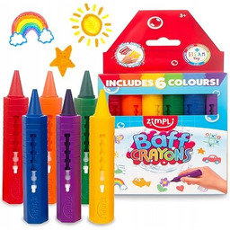 Kredki wodne Zimpli Kids 6 szt.