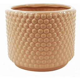 Leaf Doniczki ceramiczne, 12,5 cm, zakurzony róż