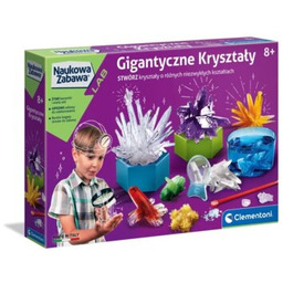 CLEMENTONI Zabawka edukacyjna Naukowa zabawa Gigantyczne kryształy 50106