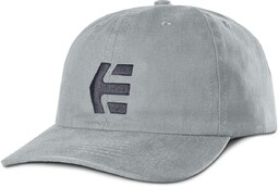 czapka męska ETNIES ICON DESTRUCT SNAPBACK Light Grey/Navy
