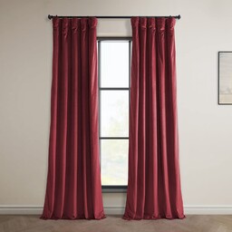 HPD Half Price Drapes Heritage Pluszowe aksamitne zasłony,