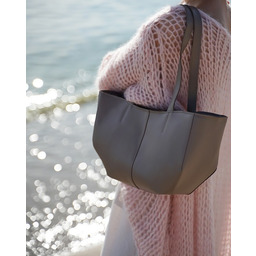 Pakamera Shopper GINA S taupe szewro GOLD