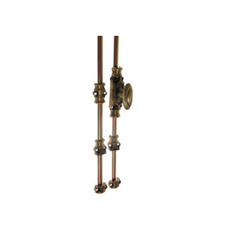 Zamek baskwil retro zewnętrzny stare złoto 3060-3100 mm