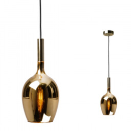 MILAGRO ML8815 Lampa wisząca LUGANO GOLD 1xE14