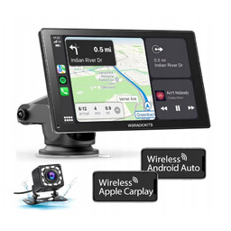 Wsradiokits radio samochodowe Carplay, przenośne 9" Ekran dotykowy,