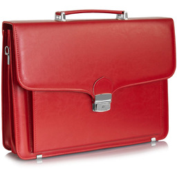 Elegancka teczka damska TIZANO T07 czerwona