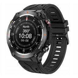 Sportowy Smartwatch Rubicon RNCF37 Czarny Gps Kompas Barometr