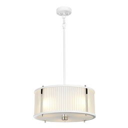 Corona nikiel - Elstead Lighting - lampa wisząca