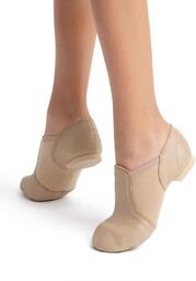 Capezio Damskie EJ2 E-Series Jazz Slip-On, Czarne/Czarne