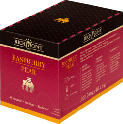 Herbata Richmont Raspberry Pear 40 saszetek