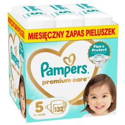 Pampers Premium Care 5 Pieluchy dla dzieci, 132
