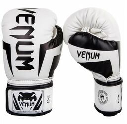Venum Rękawice Bokserskie Elite White/Black