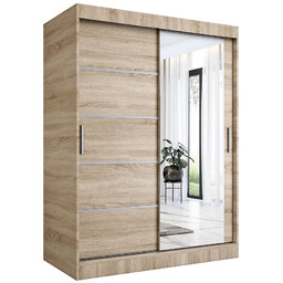 Edinos Szafa przesuwna dąb sonoma 150 cm E7-P66