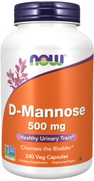NOW D-Mannose 500mg 240vegcaps