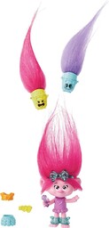 Mattel Trolls Poppy włosy z niespodzianką Mała lalka