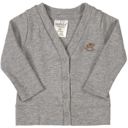 Niemowlęcy sweter rozpinany szary Up Baby r.86