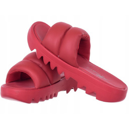 Klapki damskie REEBOK CARDI SLIDE HP2219 czerwono-truskawkowe