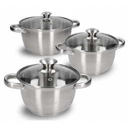 Zwieger Zestaw garnków ze stali nierdzewnej Multima 6