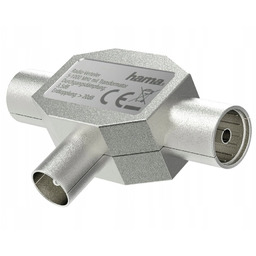 Hama Rozgałęźnik Wtyk Antenowy - 2 X Gniazdo