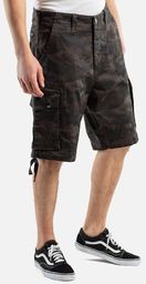 spodenki męskie REELL NEW CARGO SHORT Black Camo