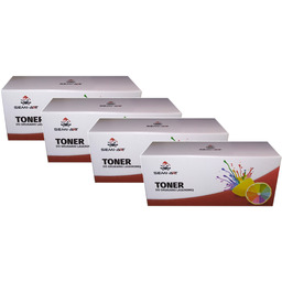 Zgodny komplet tonerów do HP CE410X CE411A CE412A