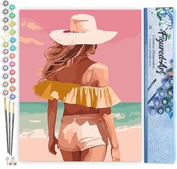 Figured''Art Malowanie według numerów dla dorosłych piękno nad