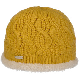 Czapka Dzianinowa Landesta by Seeberger, żółty, One Size