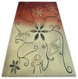 Dywan FOLK ZARNICKA koral 200x300 cm