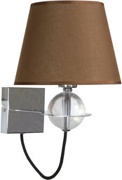 Candellux TESORO 21-29539 kinkiet lampa ścienna brązowy abażur