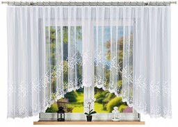 Firana żakardowa Bakaro 520x160cm (gotowa) z łukiem