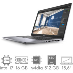 Dell Precision 3561 i7-11850H 16GB 512 SSD 15,6"
