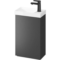 CERSANIT Zestaw: Szafka z umywalką MODUO 40 antracytowa