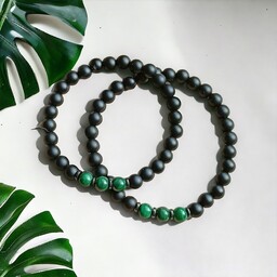 Pakamera KOMPLET dla PARY :: malachit - kamień