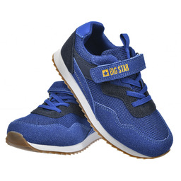 Buty sportowe dziecięce sneakersy na rzep lekkie skóra