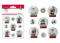 Naklejki świąteczne Kule śnieżne 3D Titanum 412746