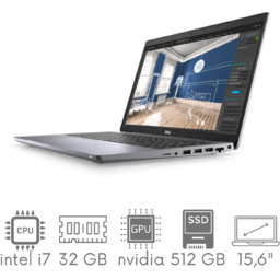 Dell Precision 3561 i7-11850H 32GB 512 SSD 15,6"