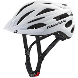 Cratoni Pacer+ kask rowerowy, biały matowy, L-XL
