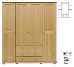 Szafa sosnowa typ SF 129