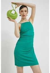 JDY sukienka kolor zielony mini dopasowana