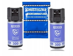 Gaz pieprzowy Guard 300 40ml x2 + chusteczka