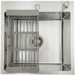 Zlewozmywak stalowy STELLMAN 5050 Inox 50x50 + dozownik