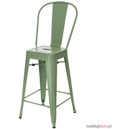 Hoker PARIS BACK inspirowany Tolix Zielony