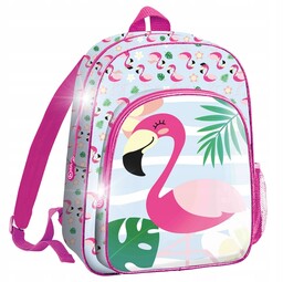 Plecak Dla Dziecka Szkolny Flamingo Brokat 36cm